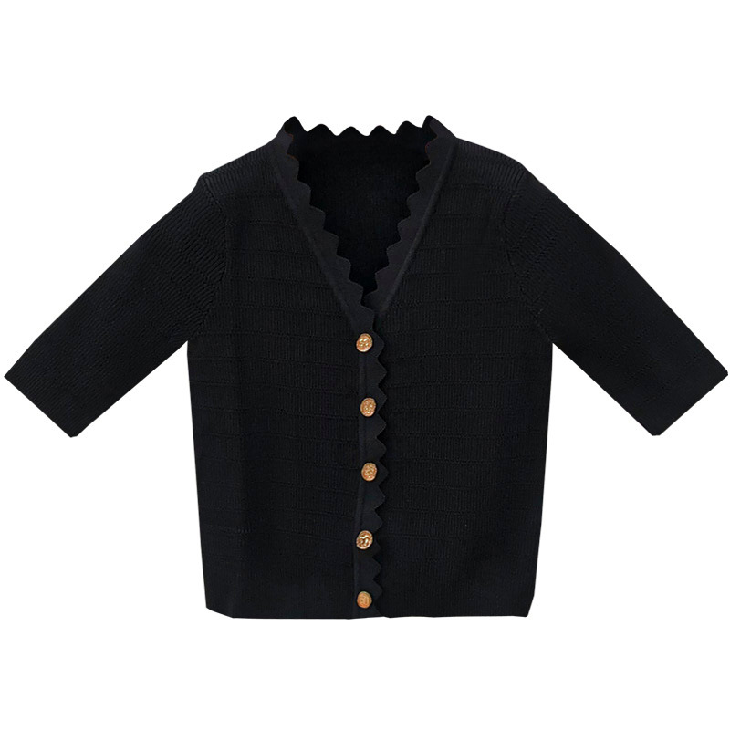 OEM de fábrica de verano personalizado diseñador señoras prendas de punto camisa remata el suéter Cardigan para mujeres