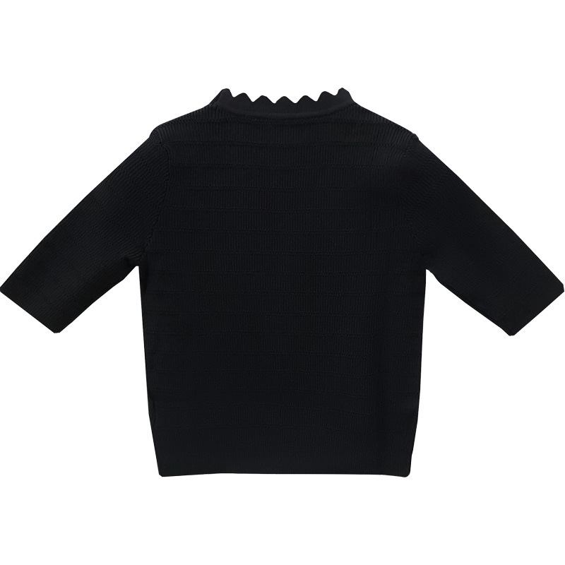 OEM de fábrica de verano personalizado diseñador señoras prendas de punto camisa remata el suéter Cardigan para mujeres