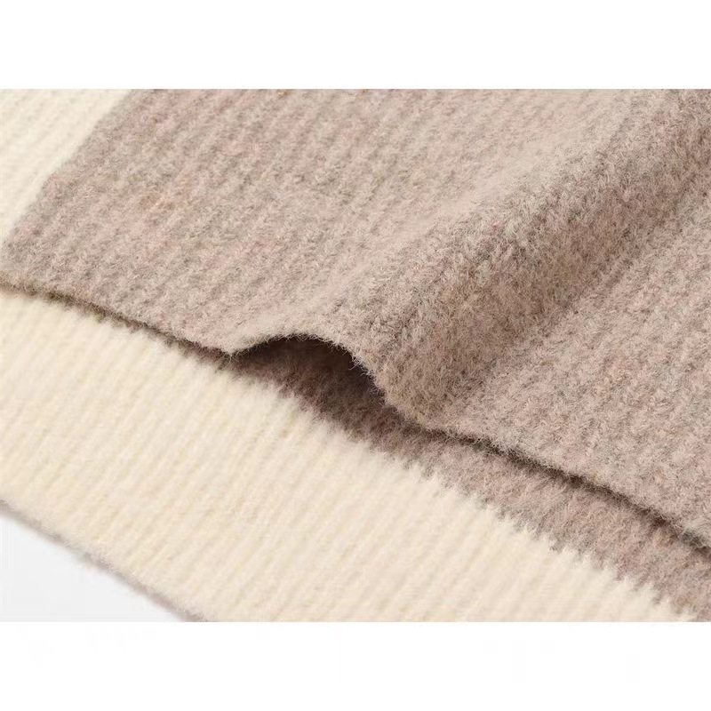 Nuevo diseñador personalizado OEM Otoño Invierno pantalón corto informal tejido jersey Tops suéter para damas