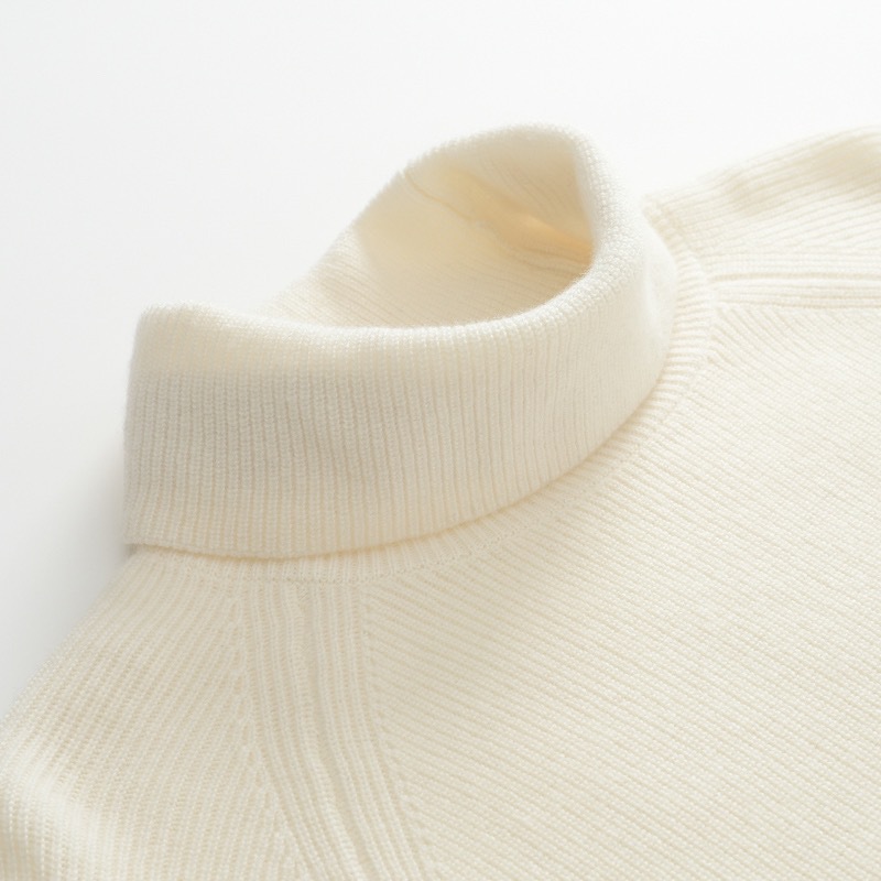 Las nuevas señoras de encargo de las mujeres de las lanas del cuello alto del otoño invierno del diseñador del OEM hicieron punto el suéter de las tapas del jersey 