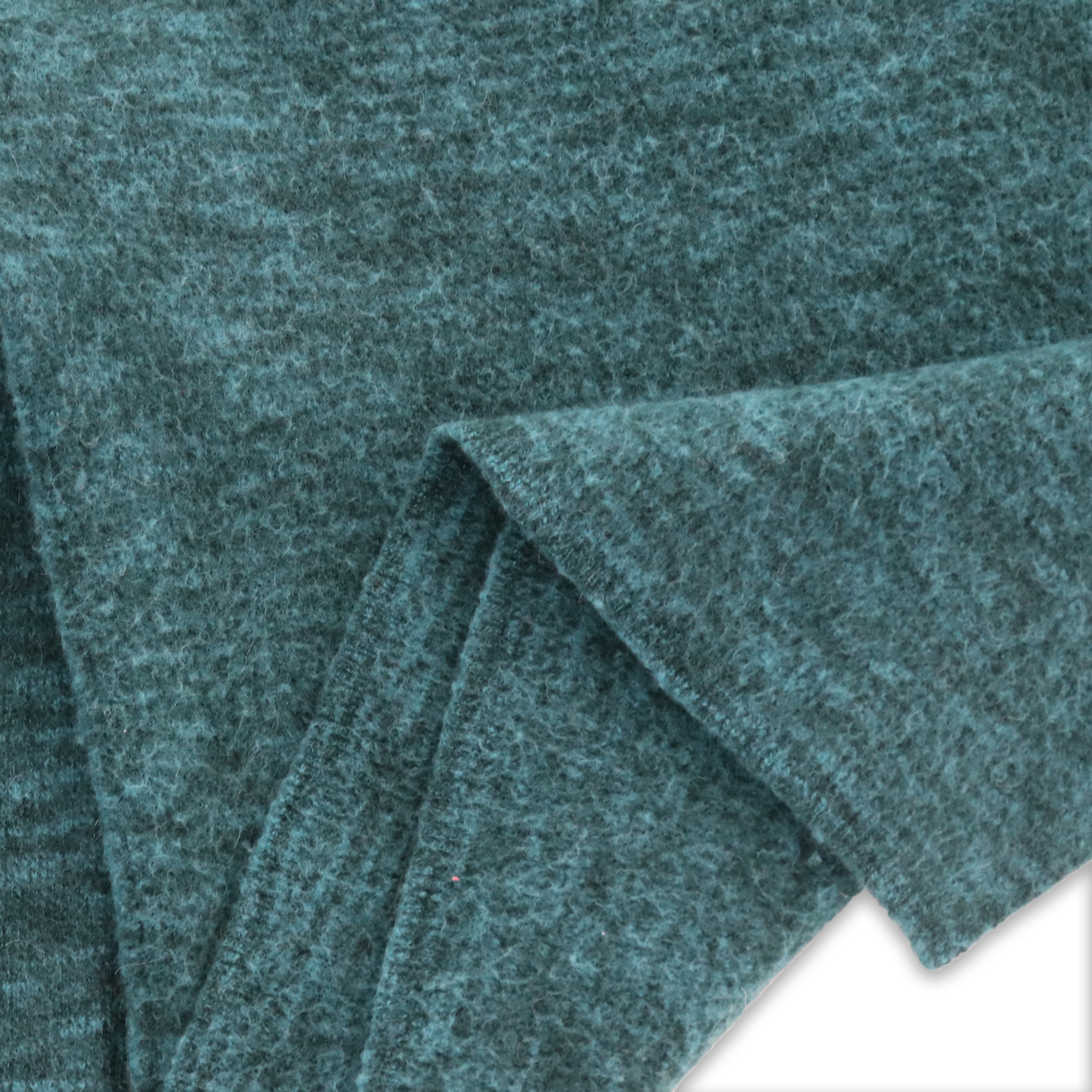 Suéter 100% del punto del jersey de las mujeres de las lanas del verde largo de encargo de la manga de la fábrica del OEM de la caída del invierno