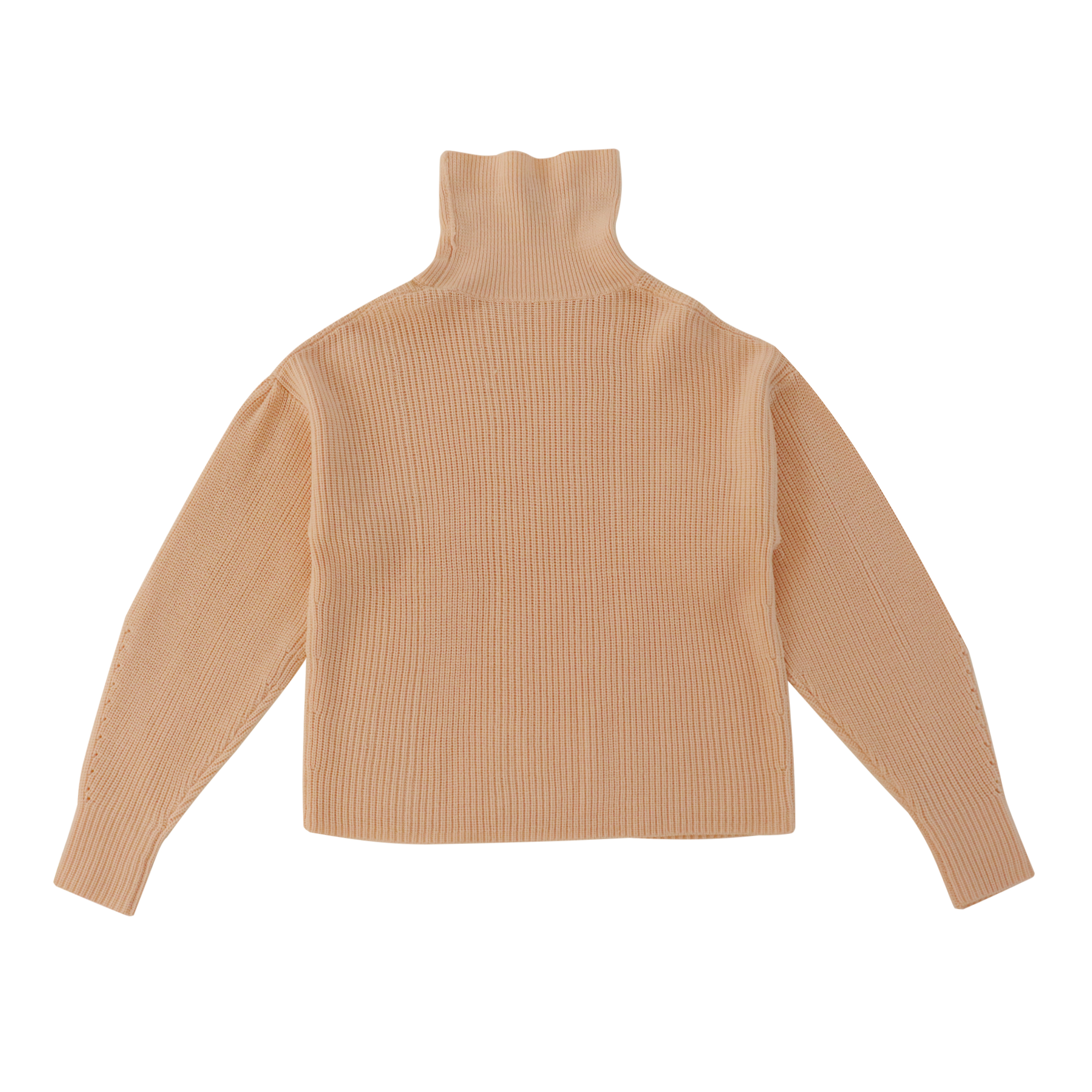 Suéter corto de punto de manga larga de algodón personalizado de fábrica OEM de otoño invierno para mujer