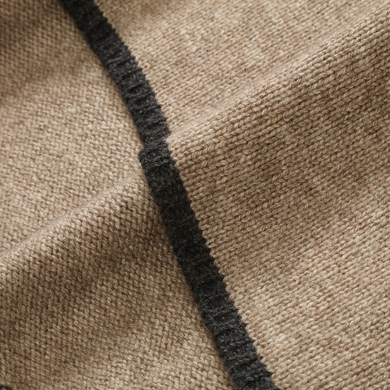 Suéter de punto mezclado de cachemira de las mujeres del cuello de la tortuga de la manga larga de encargo de la fábrica del OEM del otoño invierno