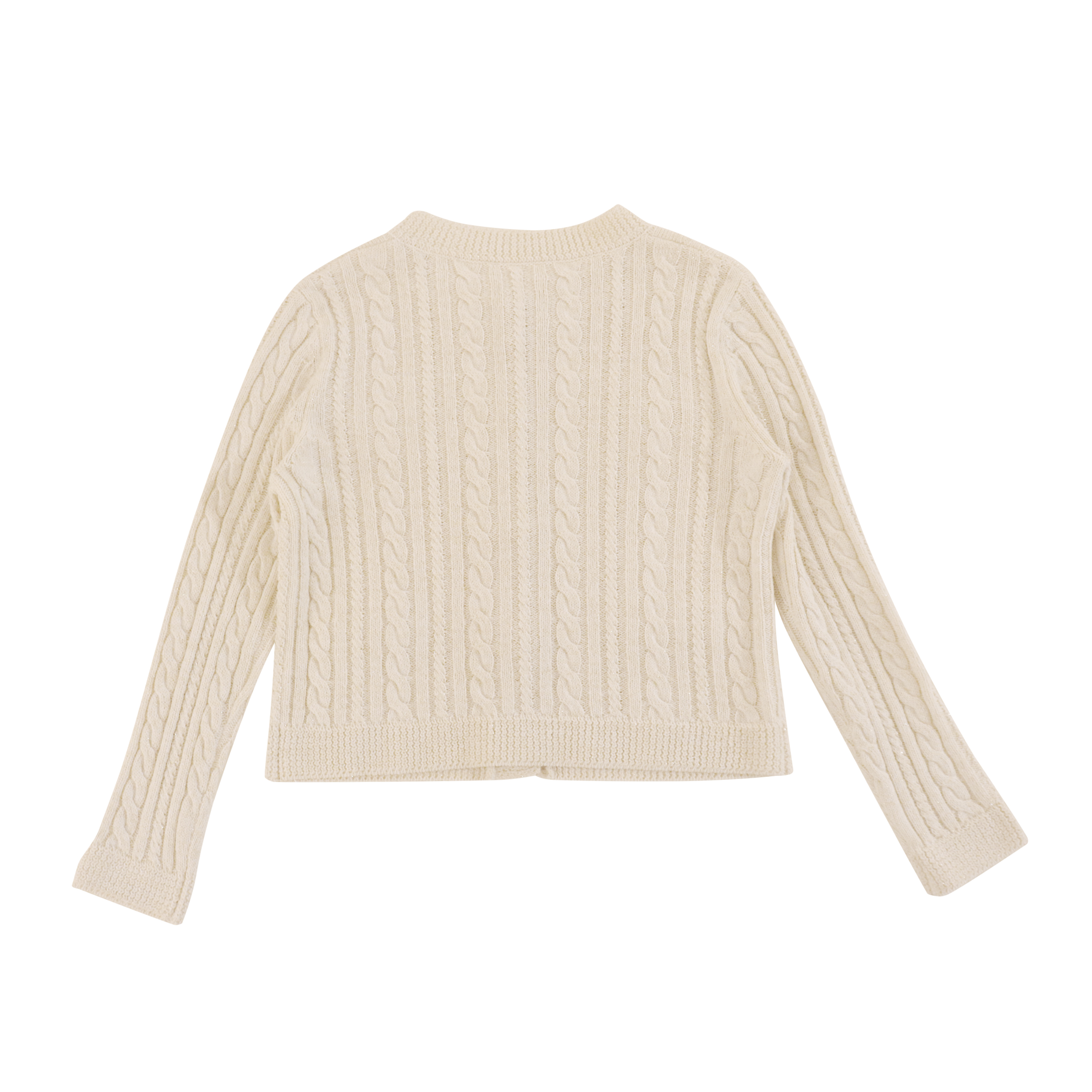 Cárdigan de suéter de punto de mujer de lana de manga larga de color sólido de invierno personalizado