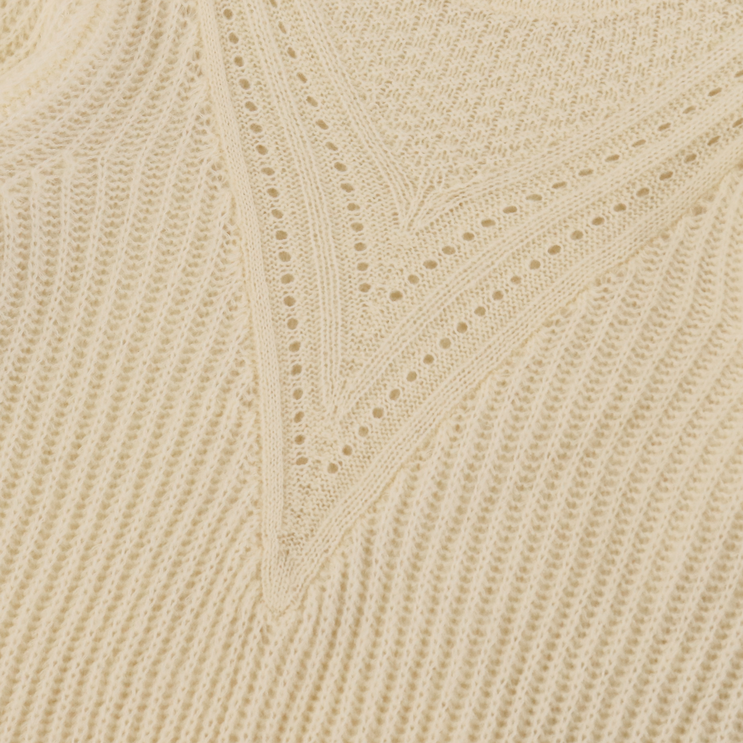 Suéter de punto de jersey de manga larga blanco personalizado de fábrica OEM de invierno para mujer