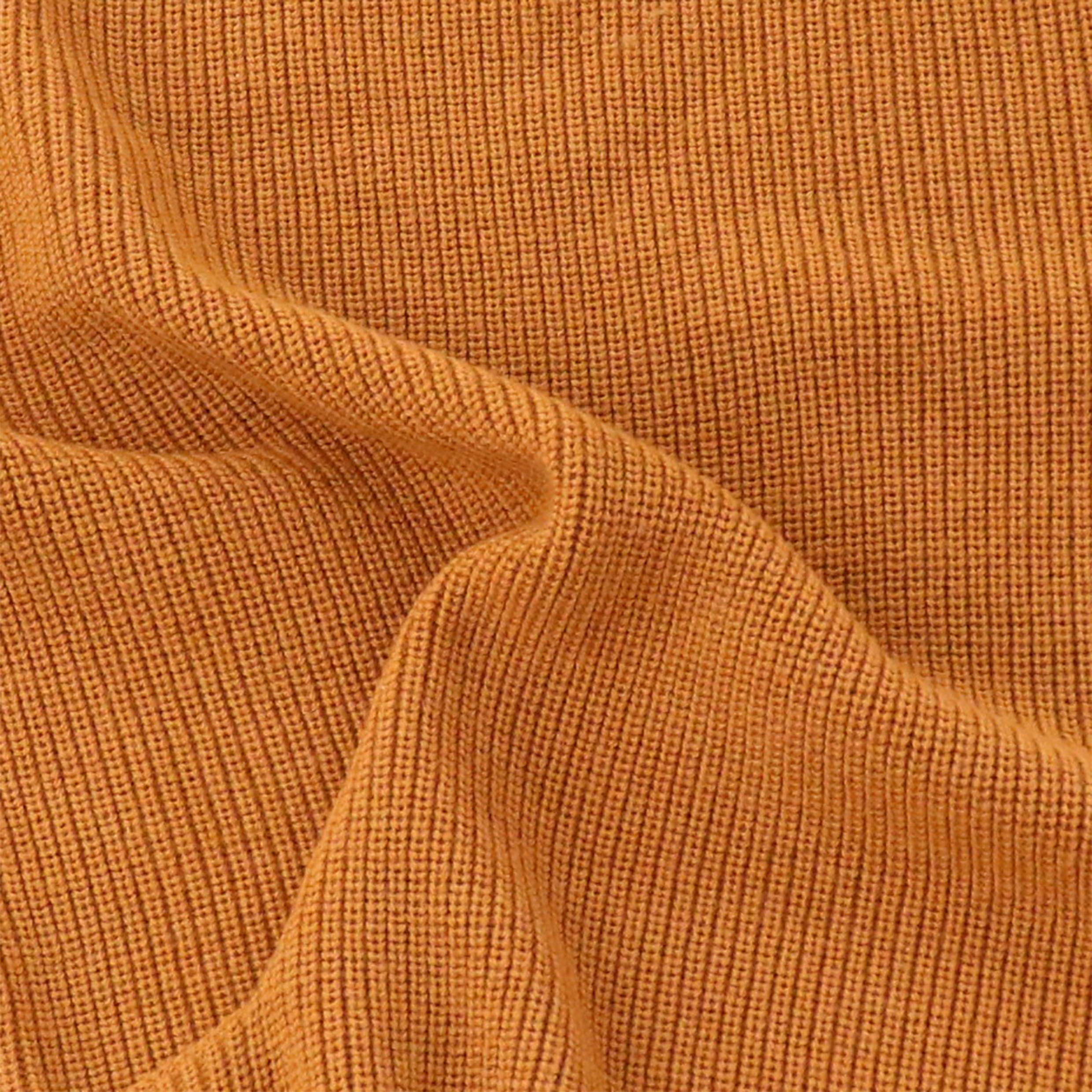 Otoño Invierno OEM fabricante personalizado manga larga cuello redondo caqui irregular mujeres suéter de punto