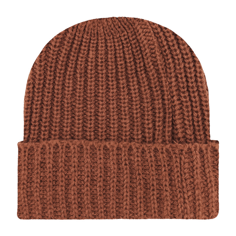 Otoño Invierno OEM Fabricación de diseñador personalizado Lana de lana caliente unisex Knit Geanie Gorro