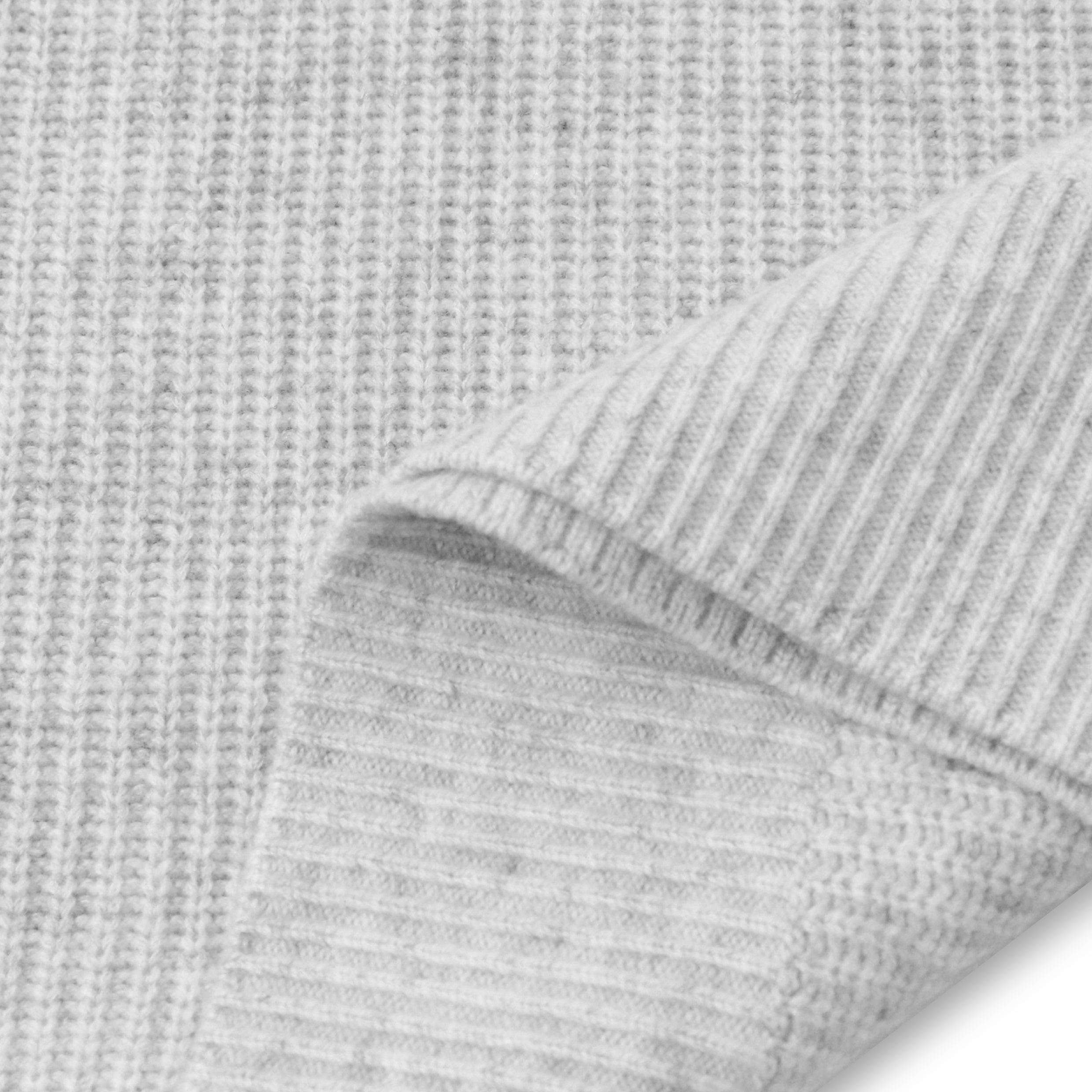 Suéter de punto de jersey de mujer de cachemira de color de contraste de manga larga personalizado de fábrica OEM de otoño e invierno