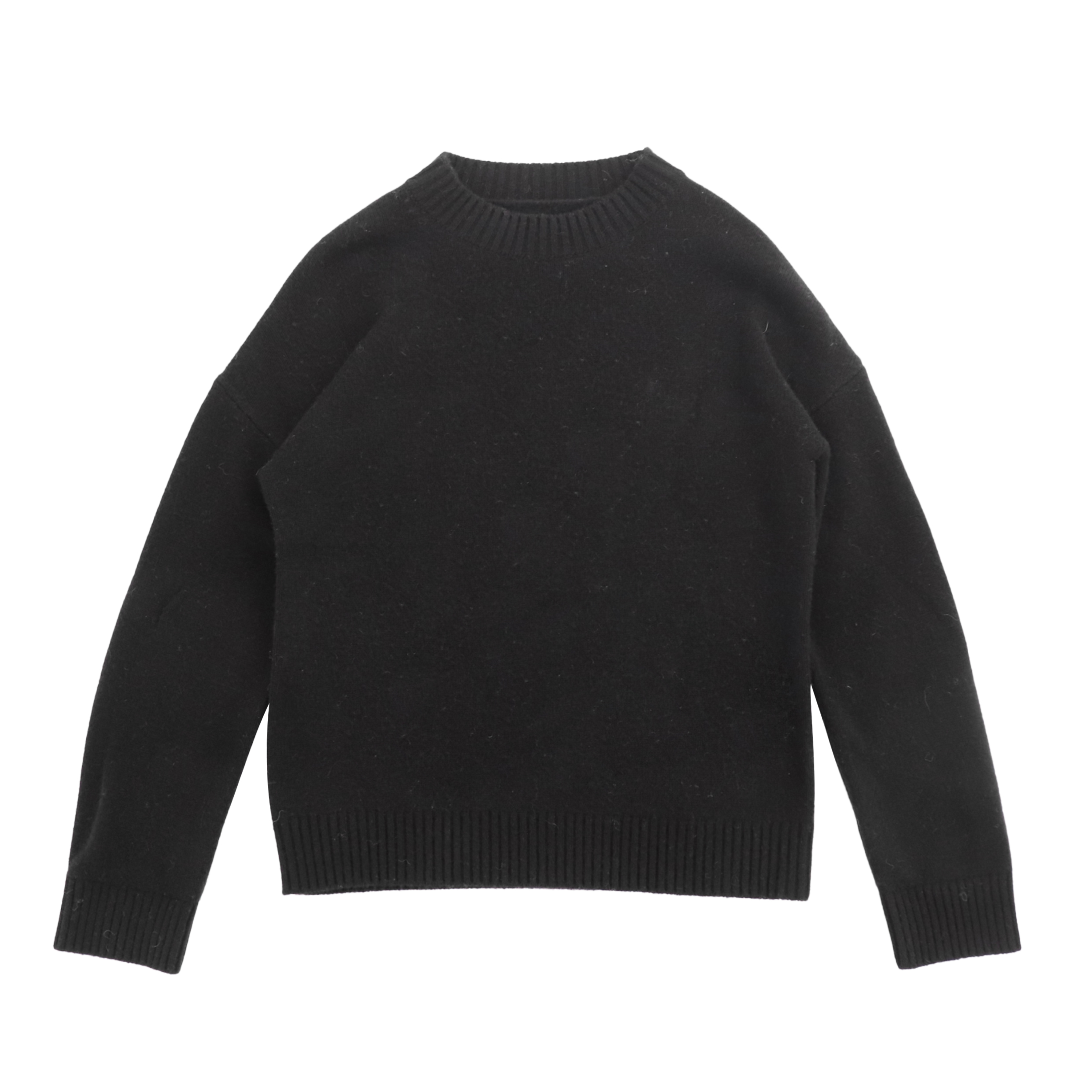 Suéter de punto superior de manga larga de color sólido de diseñador personalizado de Otoño Invierno para mujer