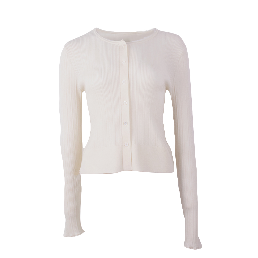 Fabricación de OEM, prendas de punto de otoño personalizadas, tejido fino y suave, suéter largo para mujer, cárdigan superior para damas