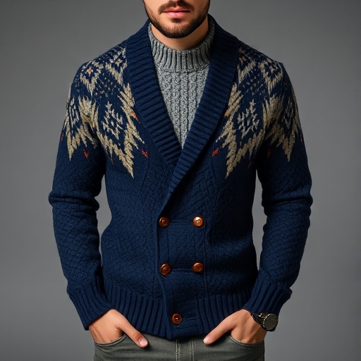 Cómo usar un suéter de cardigan para hombres