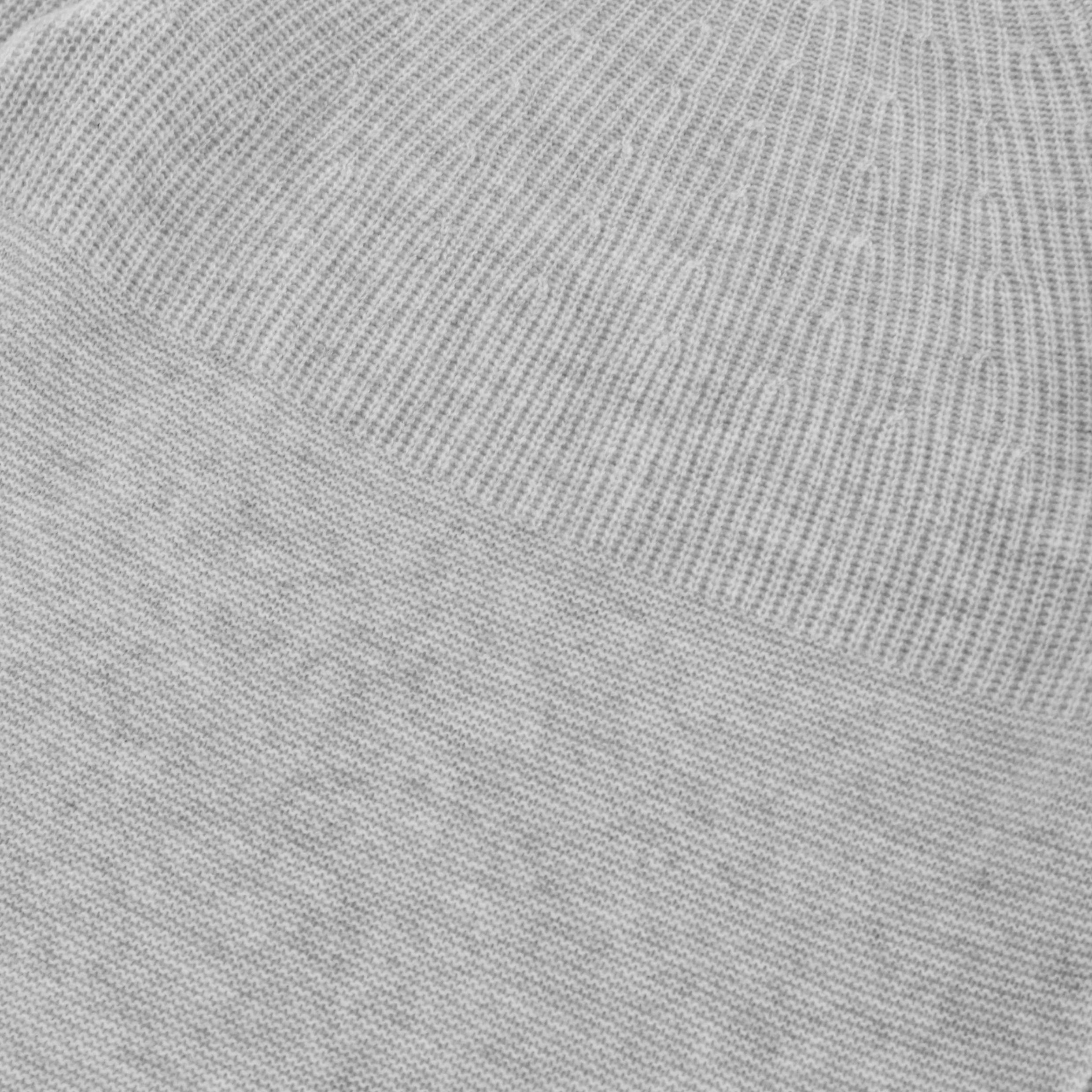 Suéter de punto de Cachemira de manga larga gris personalizado de fábrica OEM de Otoño Invierno para mujer