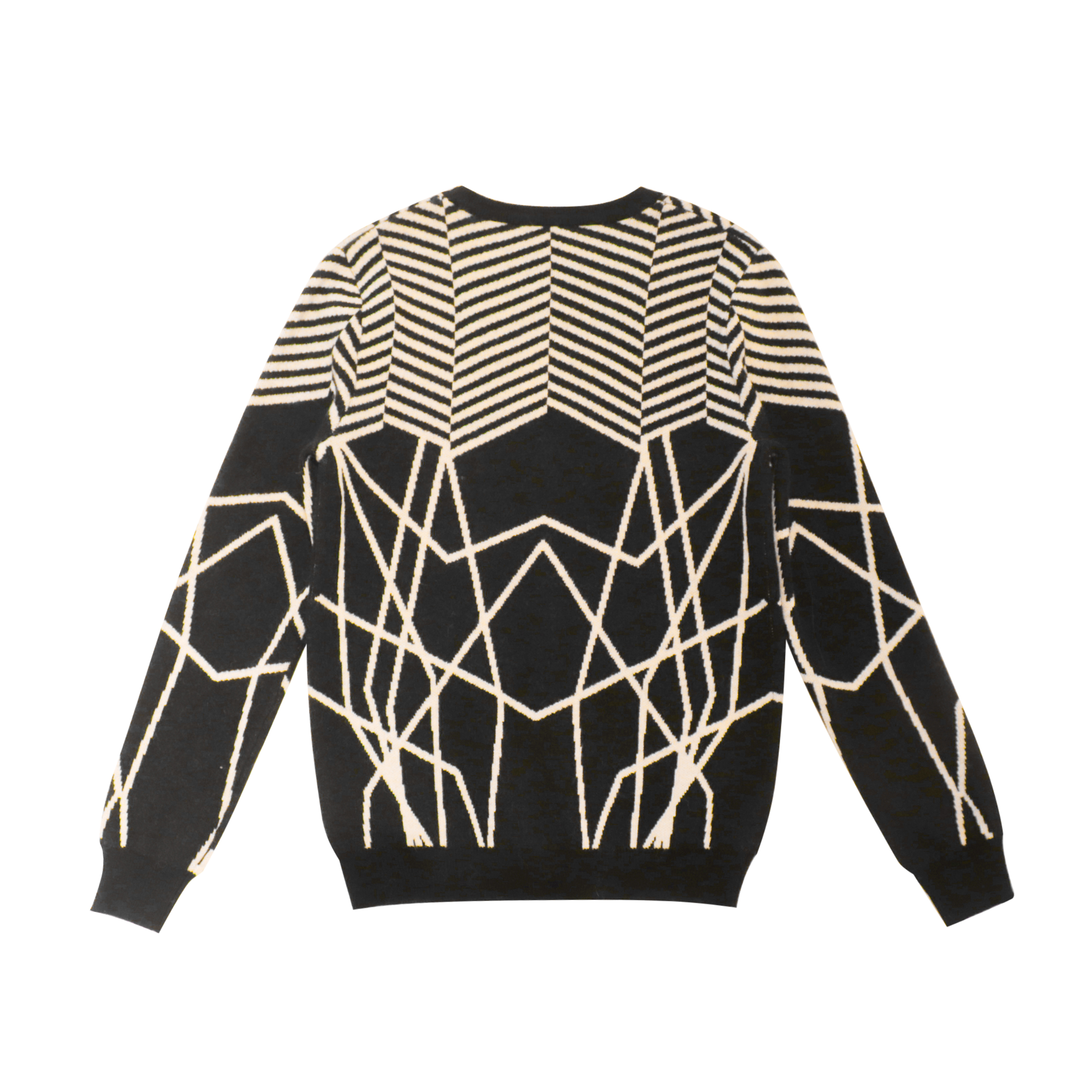 Rebeca larga de la capa del suéter de las señoras de las mujeres de las lanas de la manga de la impresión del negro de encargo del OEM