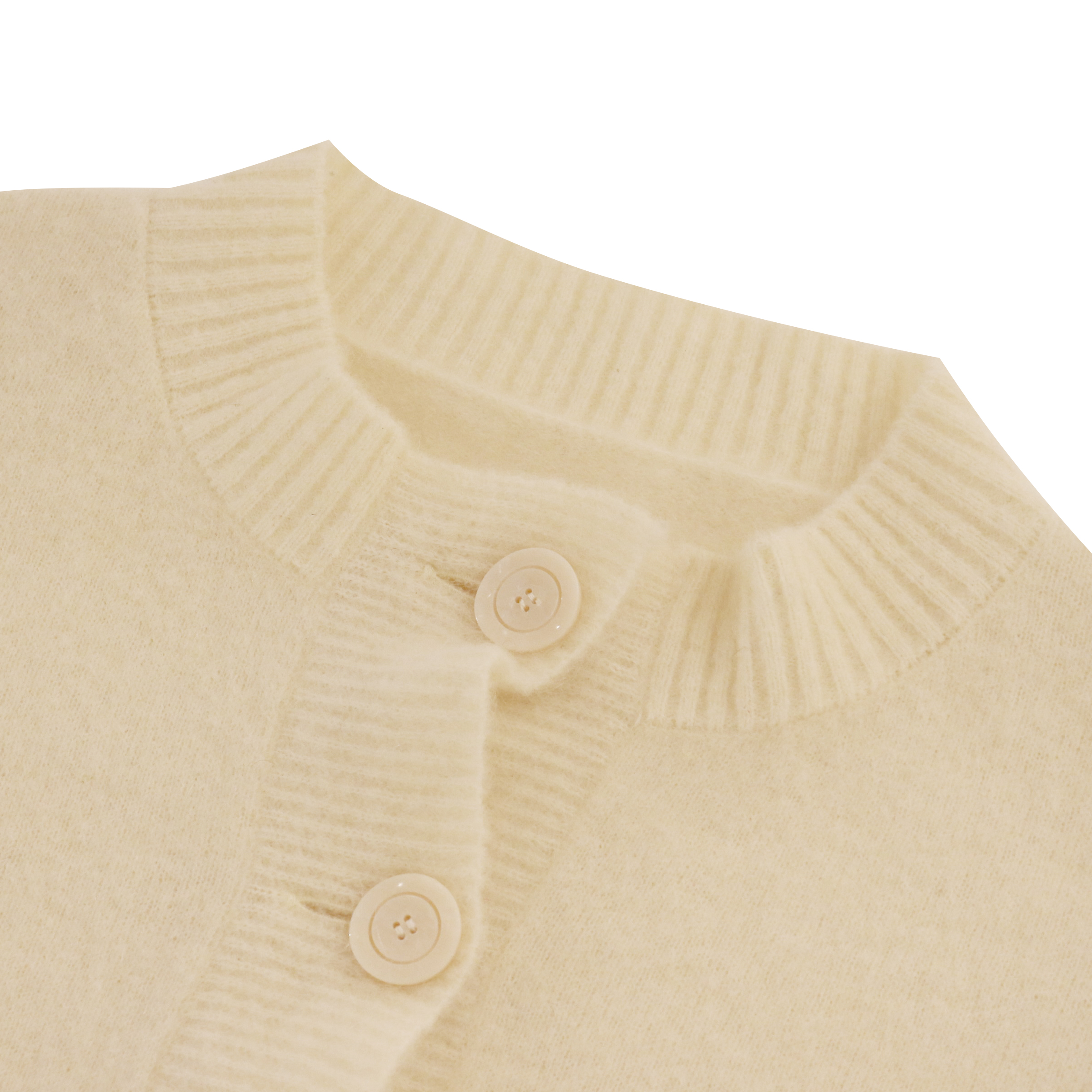 Rebeca de punto de suéter de punto de mujer de manga larga sólida de otoño invierno personalizada