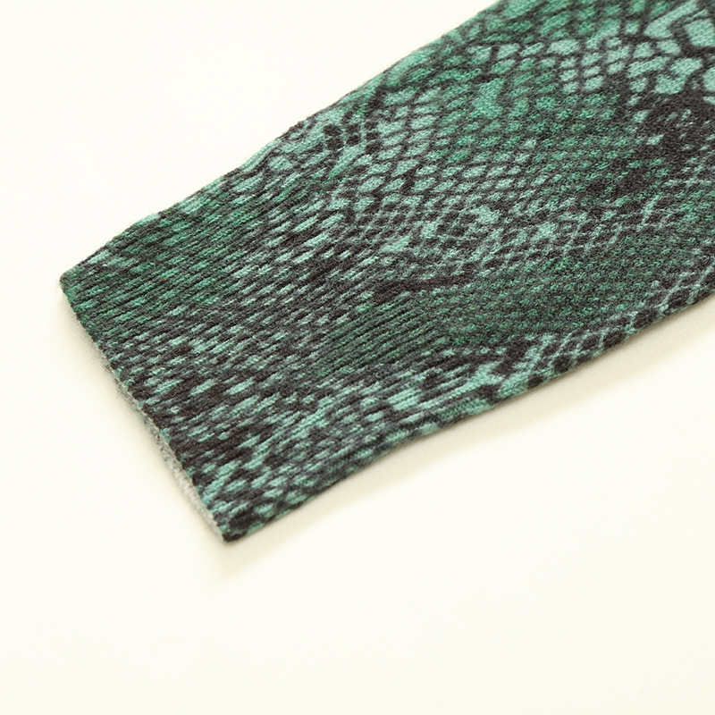 Suéter hecho punto telar jacquar del jersey de las mujeres de la impresión de alta calidad de Custom Fabory