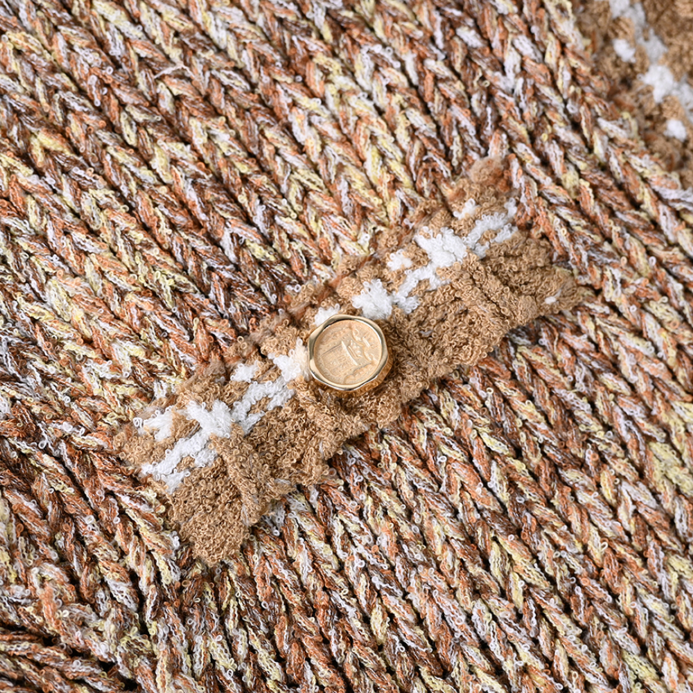 Fabricación OEM, géneros de punto de otoño personalizados, tejido suave, informal, para mujer, suéter, cárdigan superior para damas