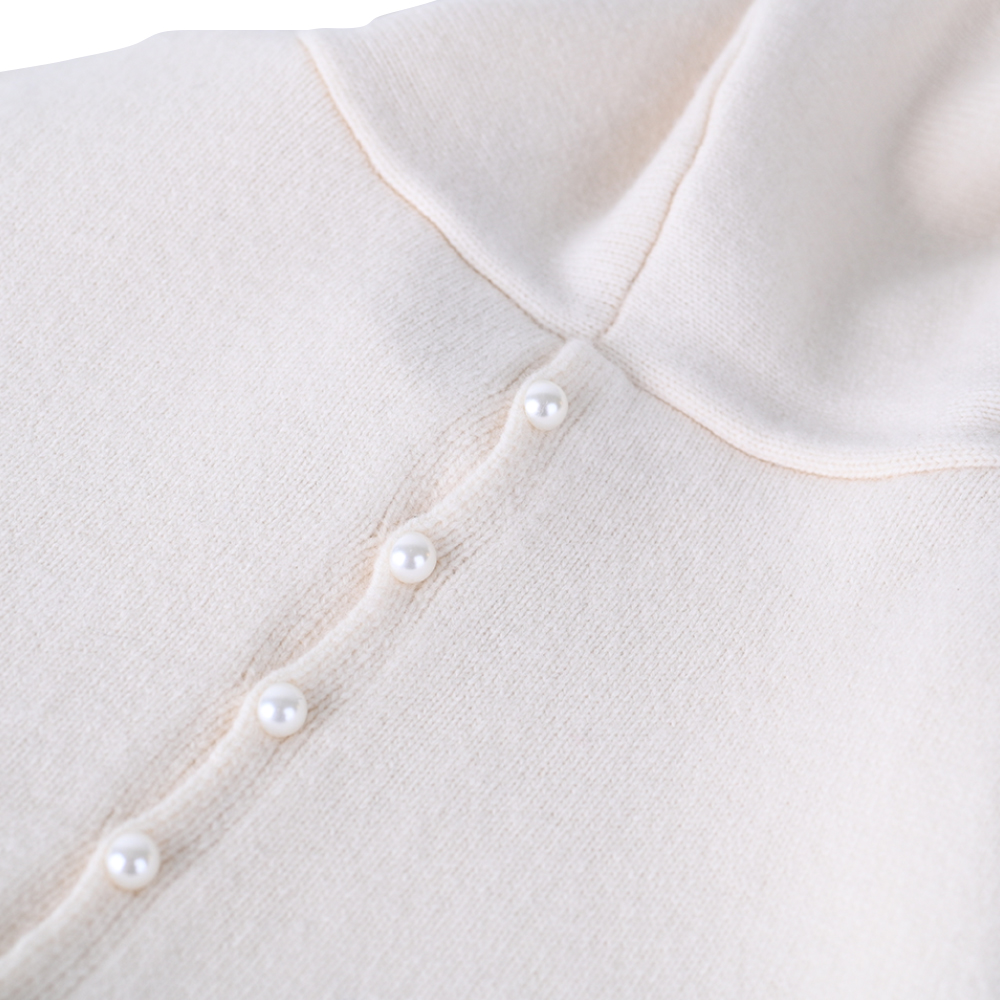 Suéter de punto de lana de manga larga personalizado con capucha de moda de fábrica OEM de otoño e invierno para mujer