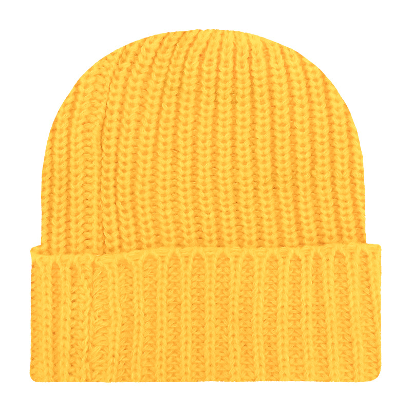 Otoño Invierno OEM Fabricación de diseñador personalizado Lana de lana caliente unisex Knit Geanie Gorro