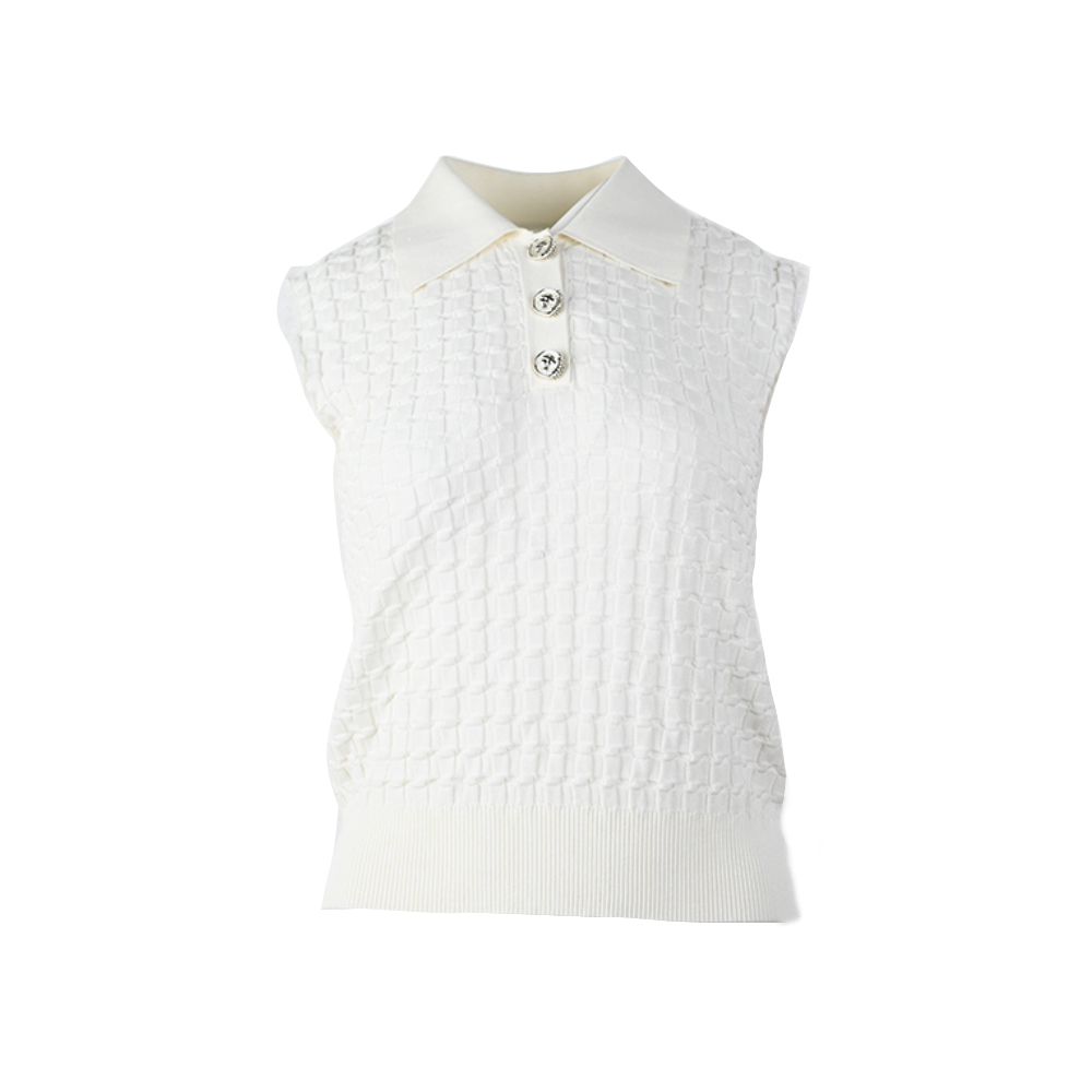 Suéter de punto sin mangas del chaleco del top del jersey de las mujeres de encargo de la moda de la caída de la primavera del OEM