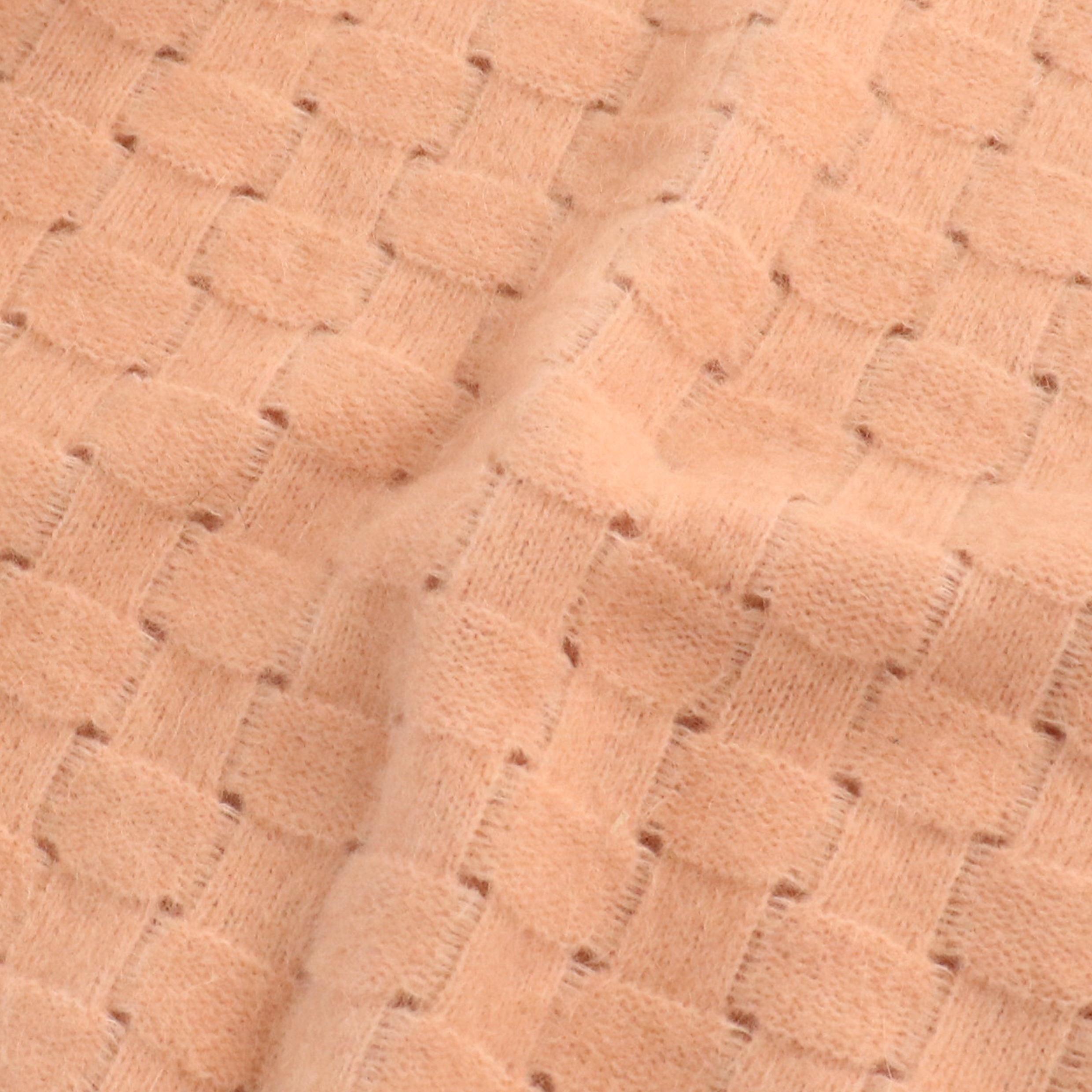 Suéter de punto corto suave de cuello alto de manga larga personalizado de fábrica OEM de Otoño Invierno para mujer