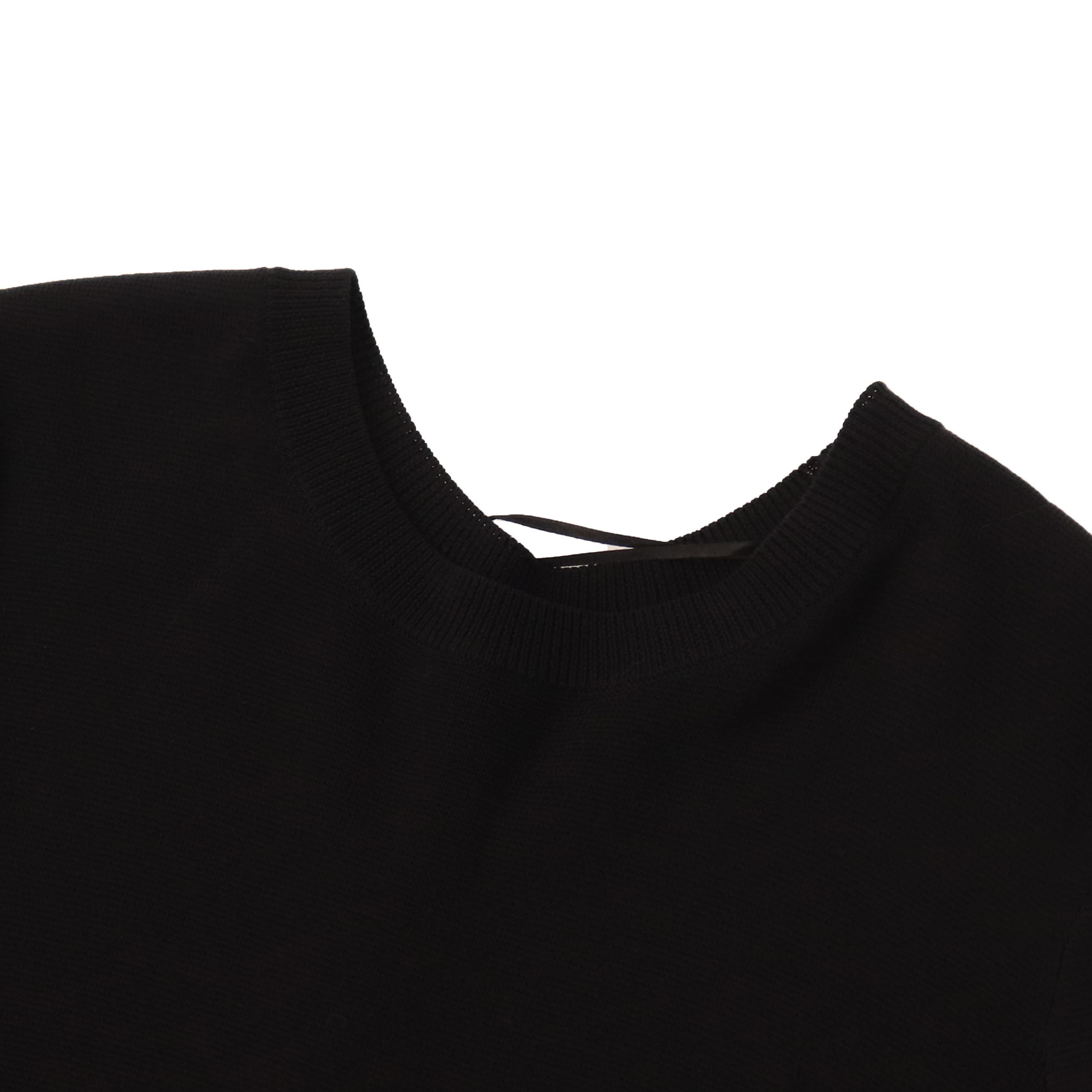 Suéter de punto de jersey de lana de manga larga blanco y negro personalizado de fábrica OEM de Otoño Invierno para mujer