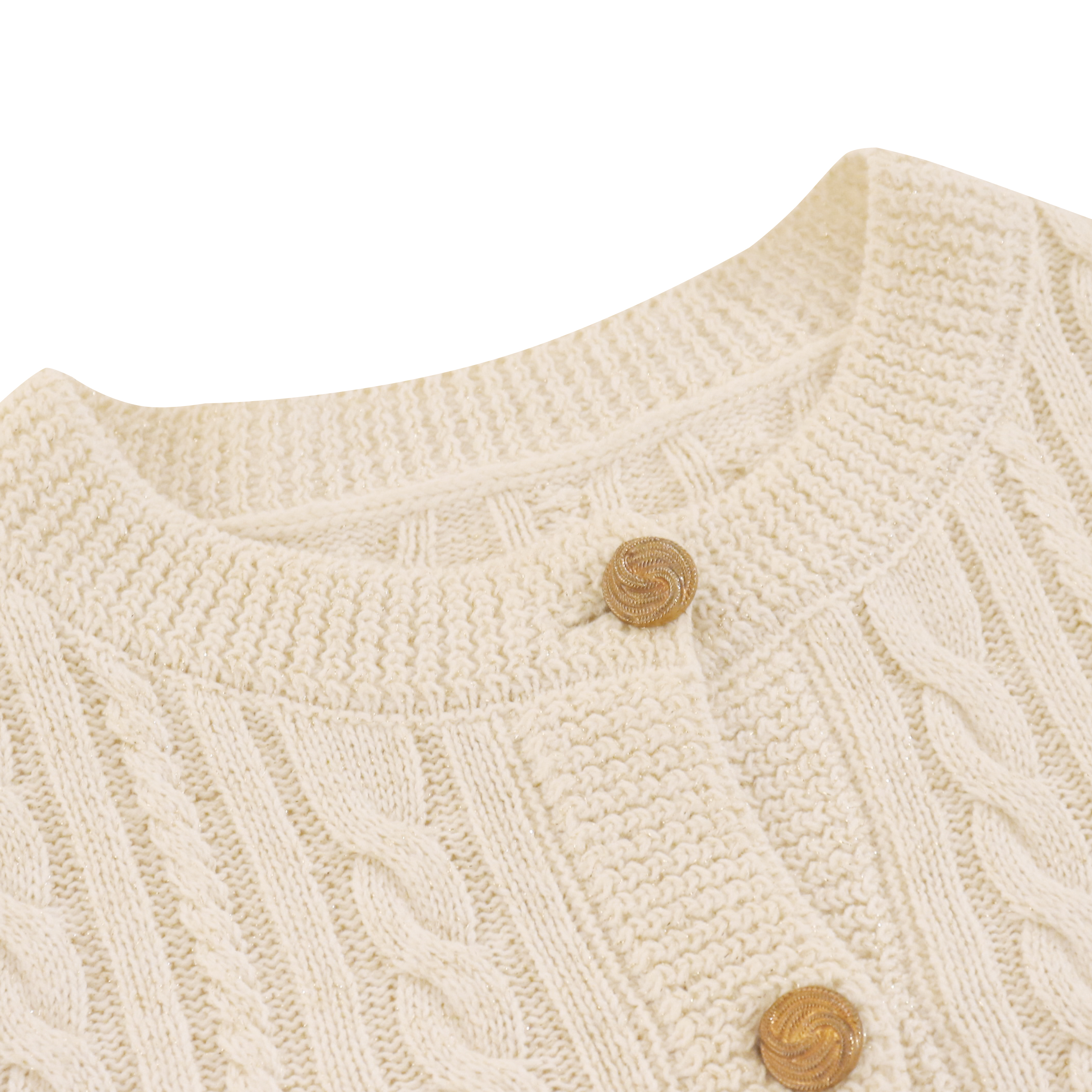 Cárdigan de suéter de punto de mujer de lana de manga larga de color sólido de invierno personalizado