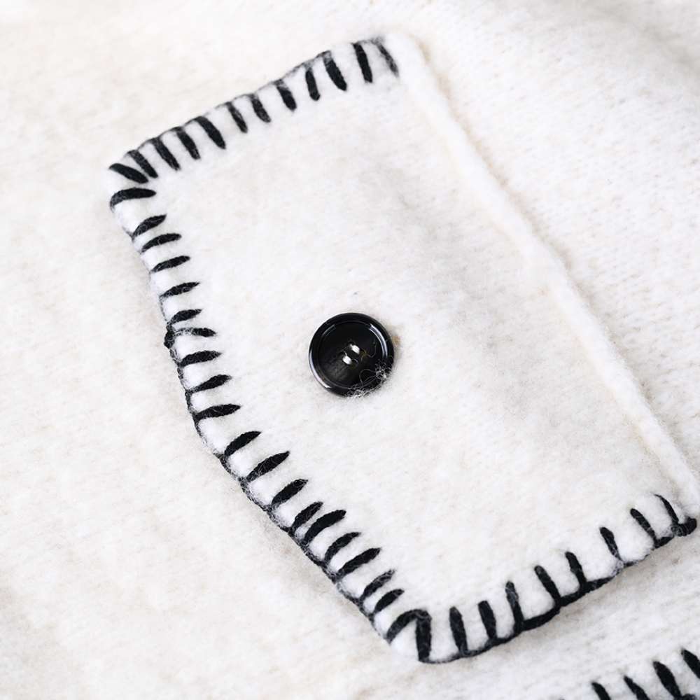 Fabricación OEM, prendas de punto de otoño personalizadas, tejido informal de cuello alto con cremallera, suéter para mujer, cárdigan superior para damas