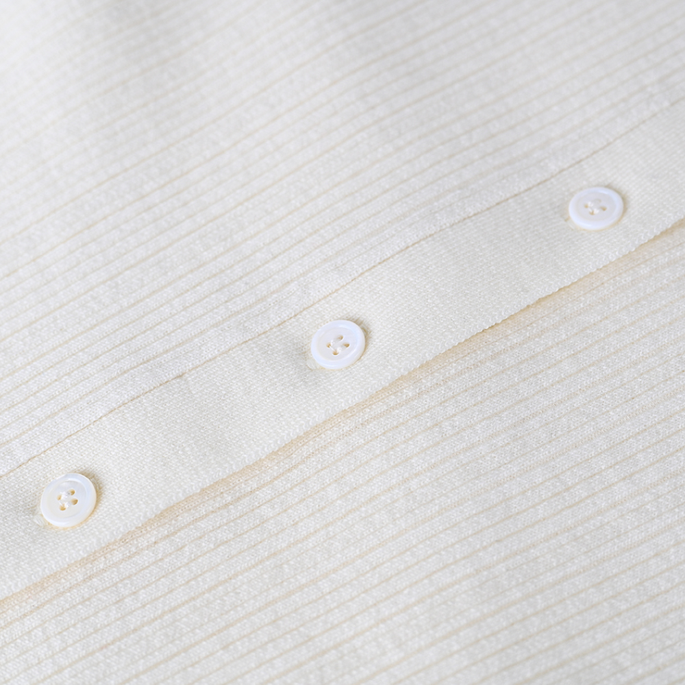 Fabricación OEM Fabricación Cardigan de suéter de suéter de damas de mudas de otoño de punto de otoño